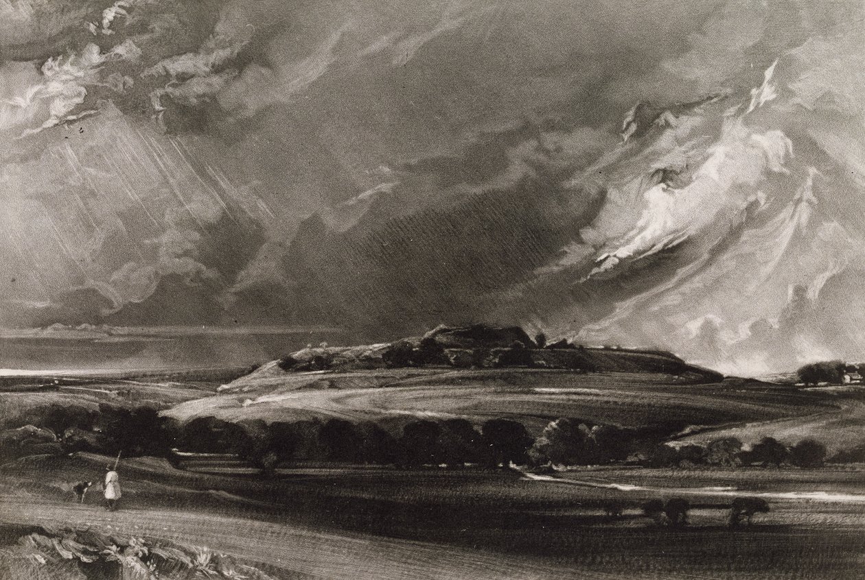 Old Sarum, engraved by David Lucas c.1829 by John Constable