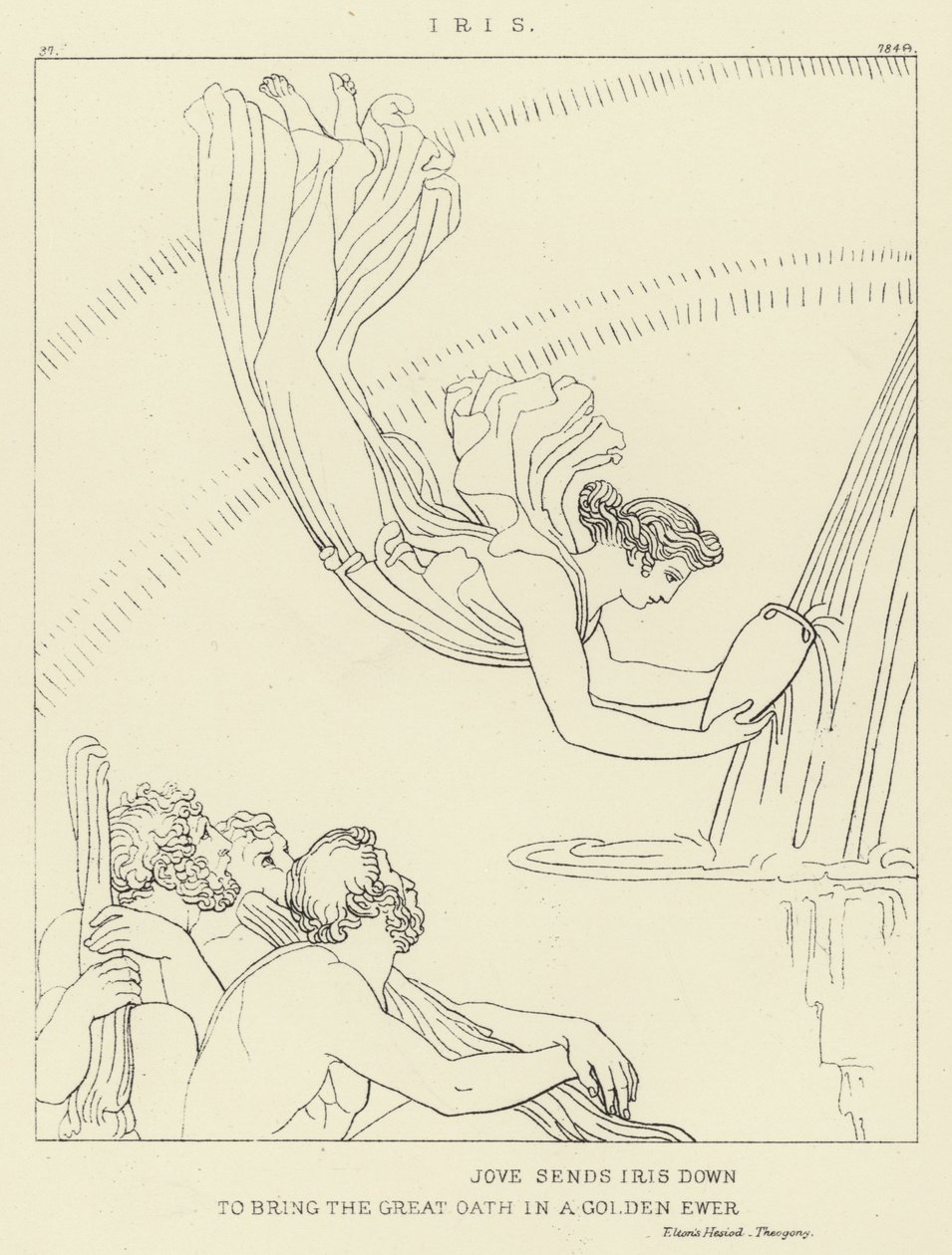 Iris by John Flaxman