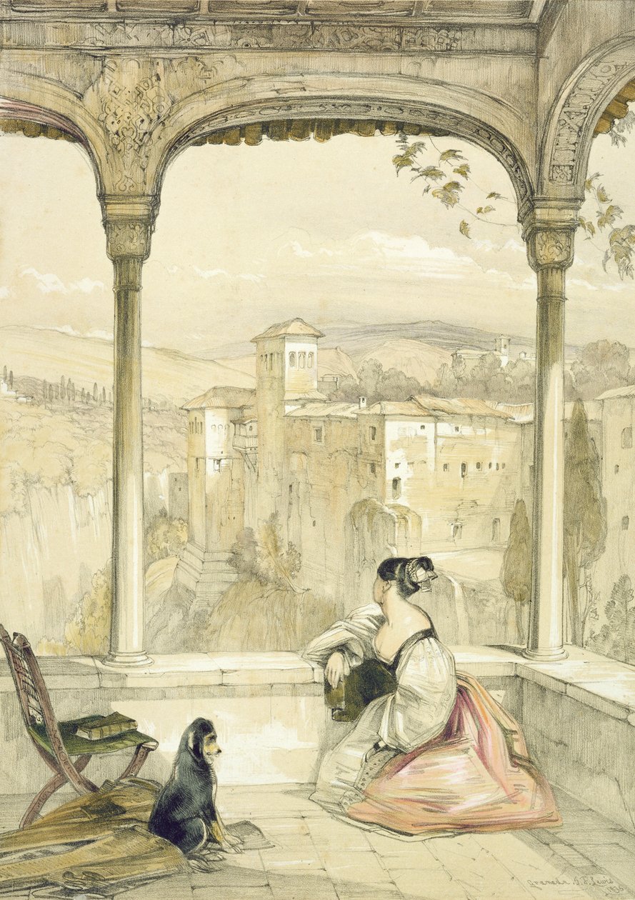 Granada (Alhambra), plate 9 from 