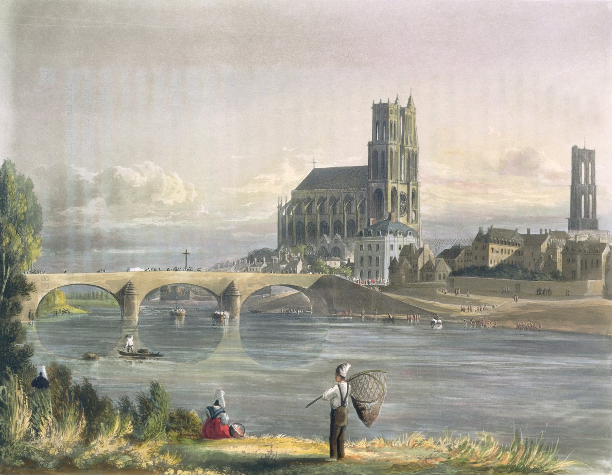 View of Mantes, from 