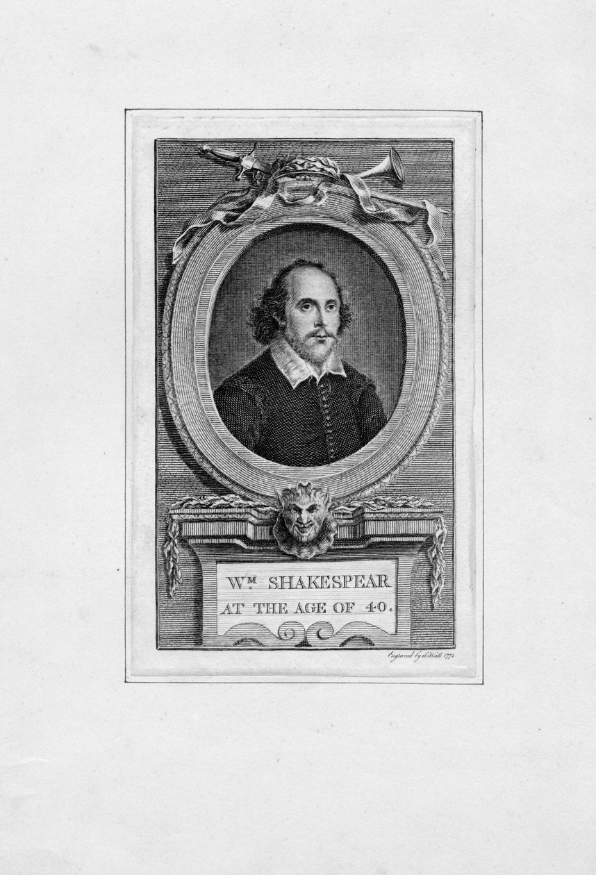 Engraved Portrait by John Hall