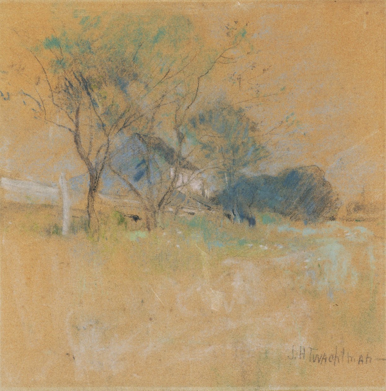 House and Tree by John Henry Twachtman