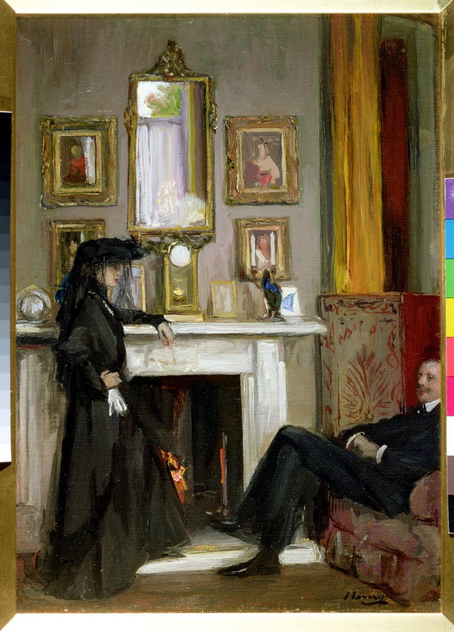 The Grey Drawing Room, Tangiers by John Lavery