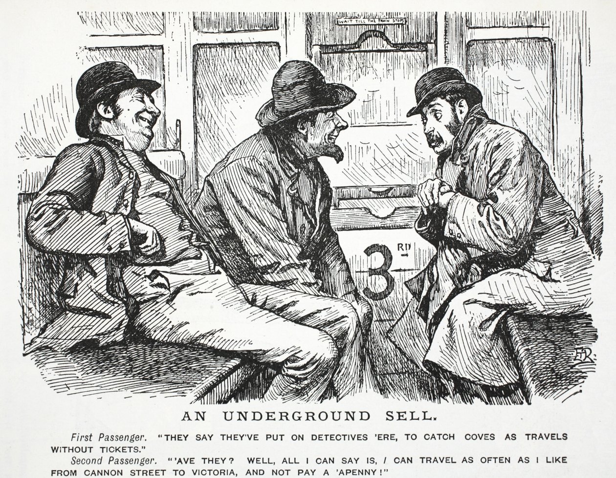 An Underground Cell by John Leech