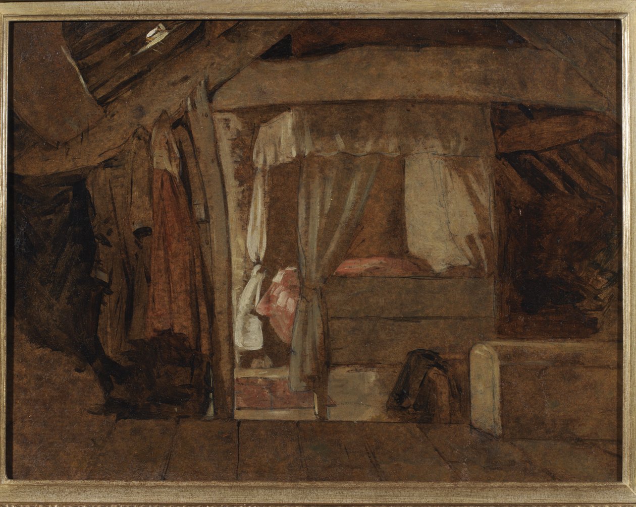 The Bed in the Attic by John Linnell