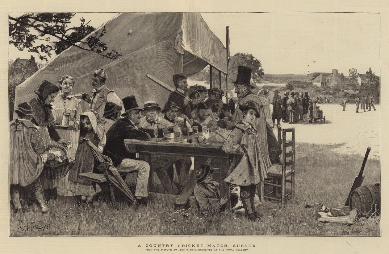 A Country Cricket-Match, Sussex by John Robertson Reid