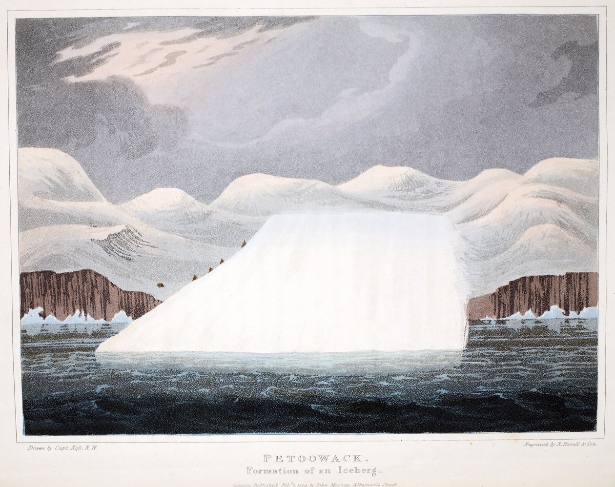 Petowacx, formation of an Iceberg, illustration from 