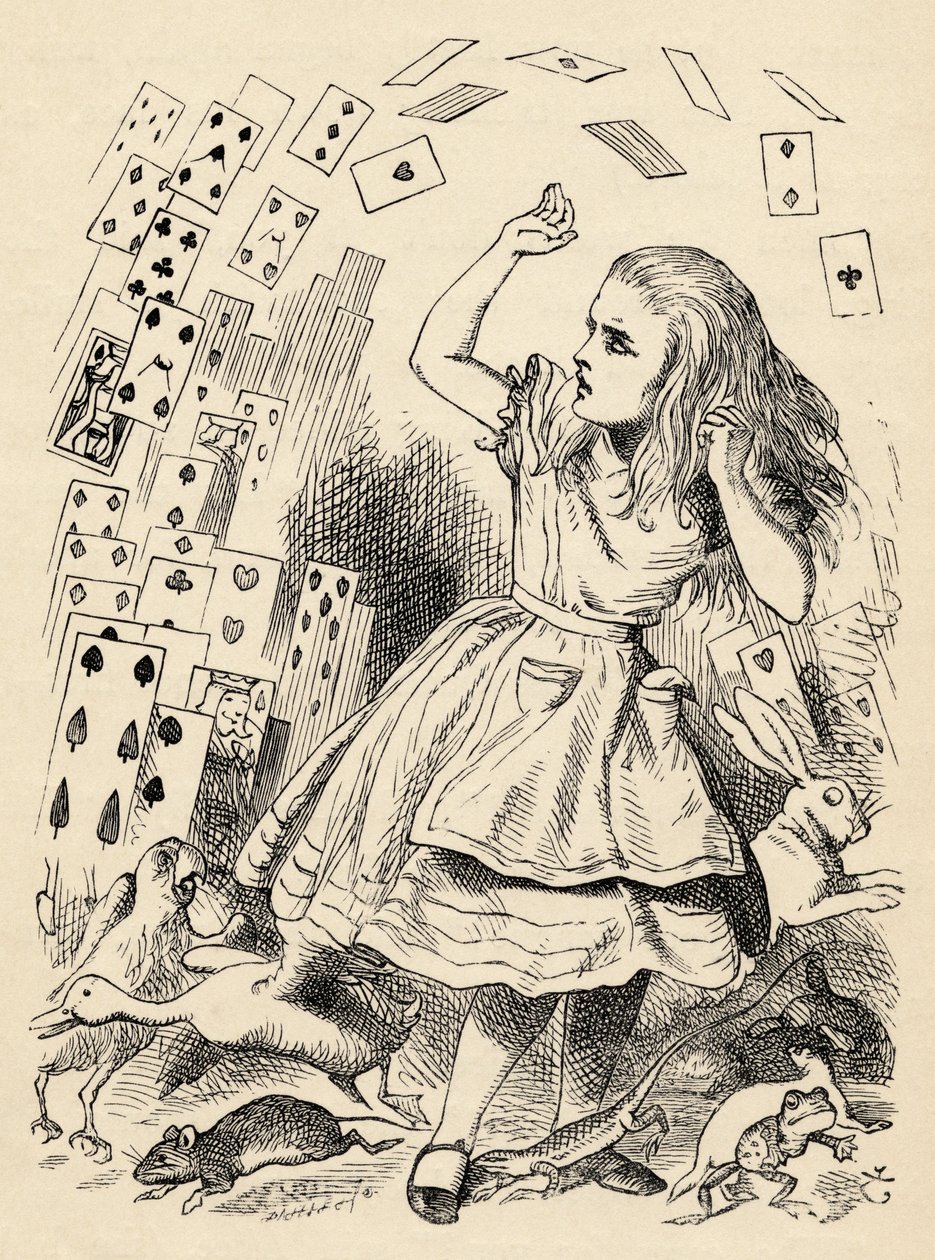 Alice and the Pack of Cards, from 