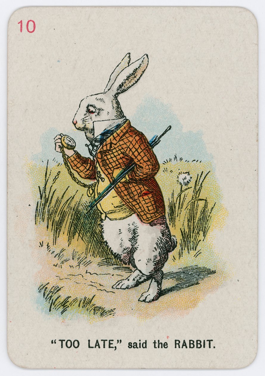 Too Late, Said the Rabbit by John Tenniel