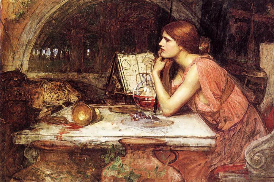 Sketch of Circe by John William Waterhouse