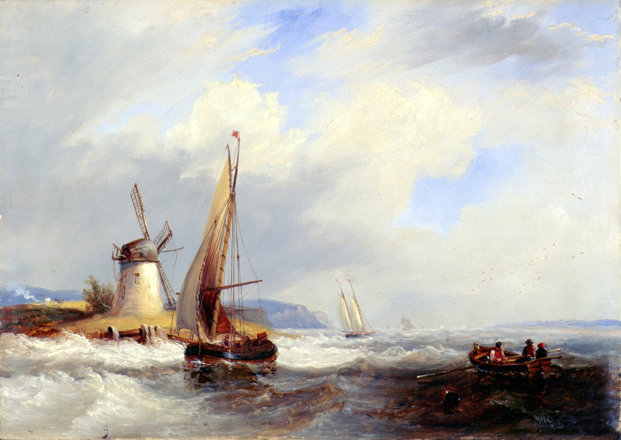 Coast Scene by John Wilson Carmichael