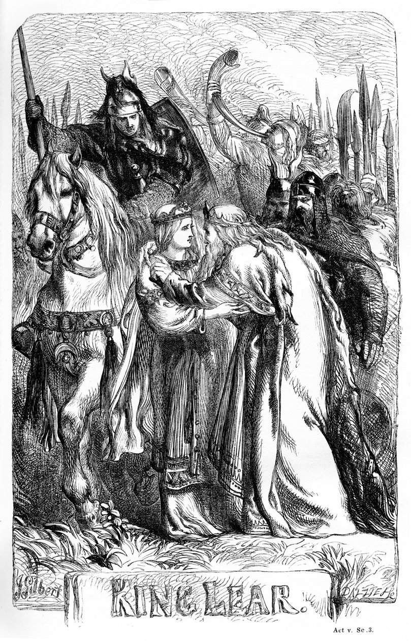 King Lear by John (after) Gilbert