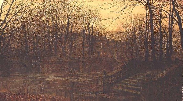 The Moated Grange by John Atkinson Grimshaw