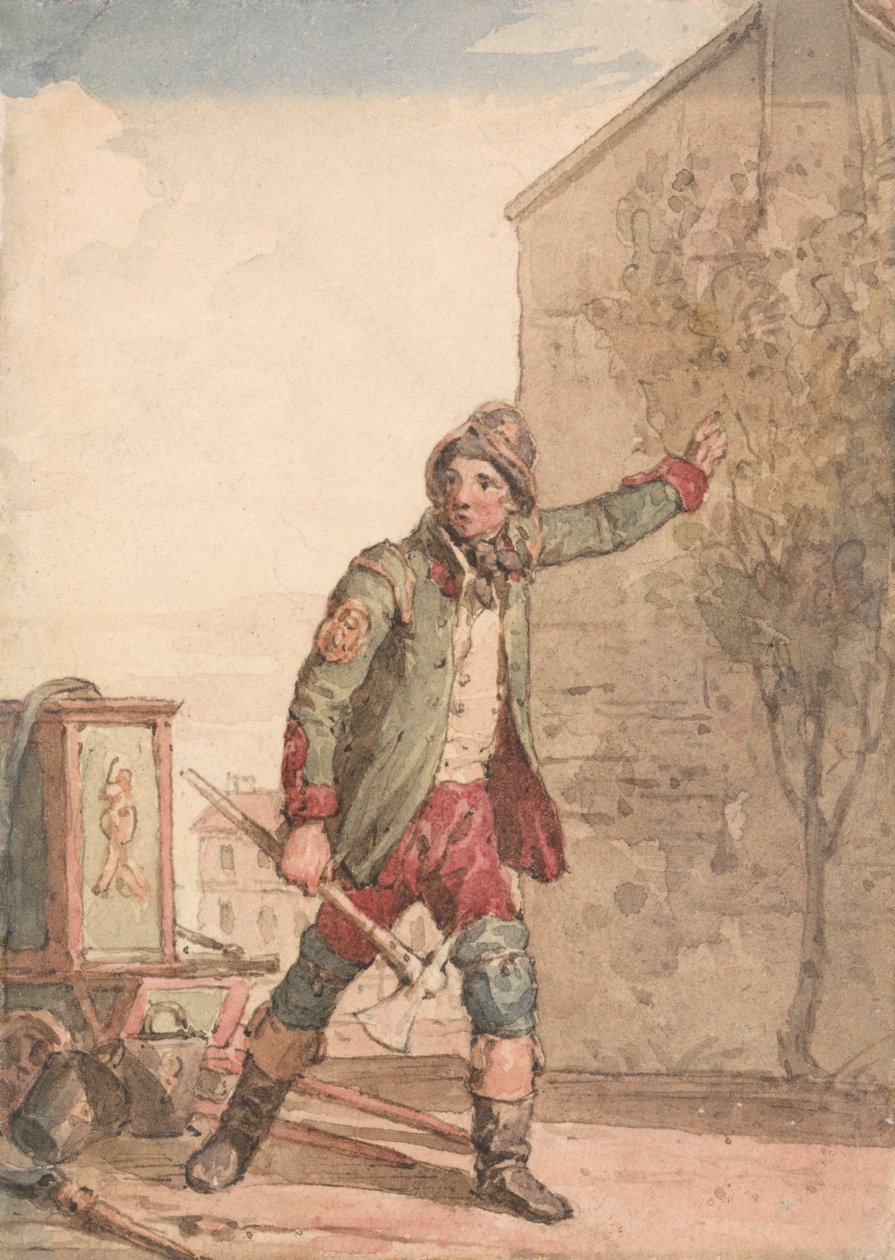 A Fireman by John Augustus Atkinson