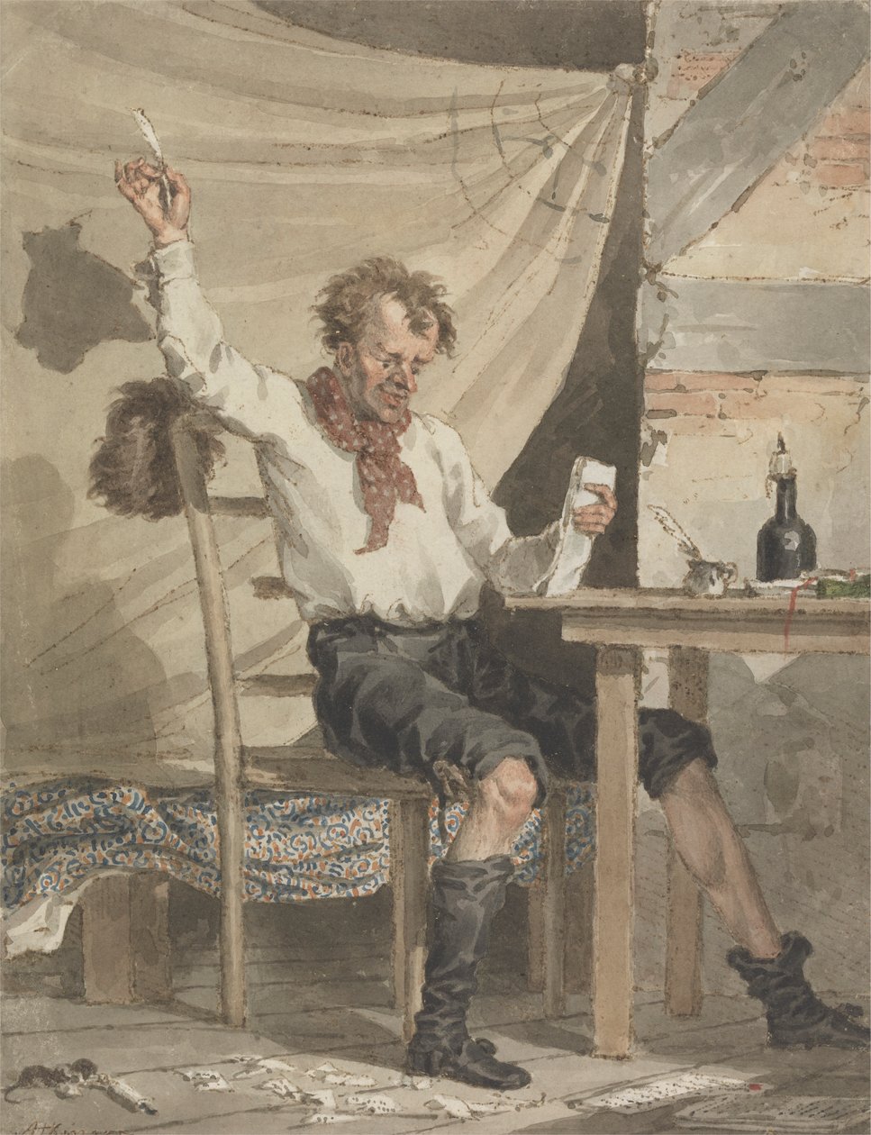 The Poet by John Augustus Atkinson