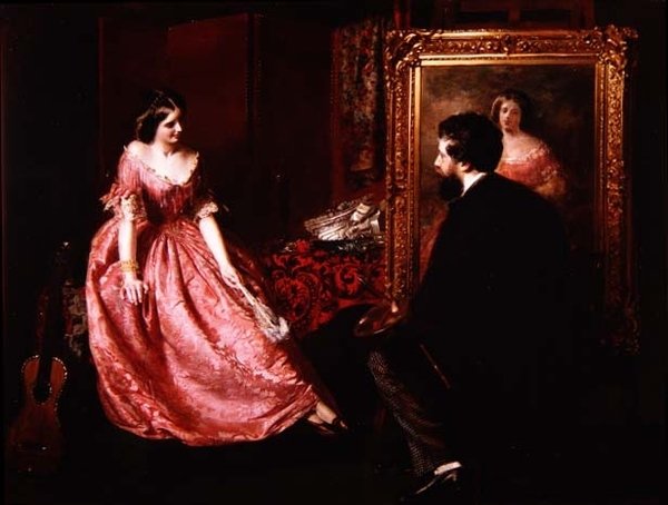 The Artist and His Model by John Ballantyne