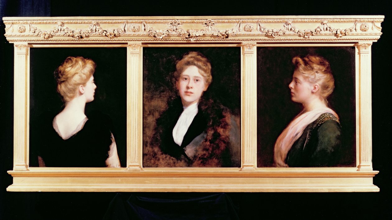 Triple Portrait of a Woman by John Collier