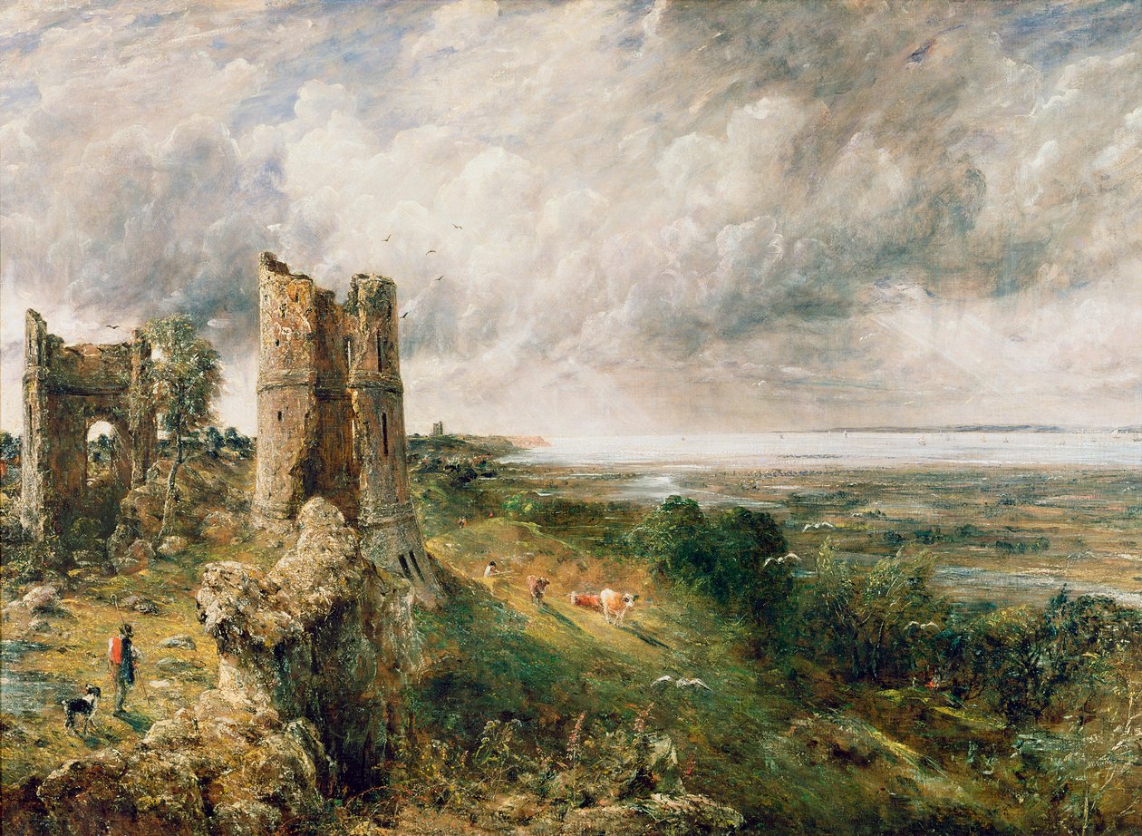 Hadleigh Castle by John Constable