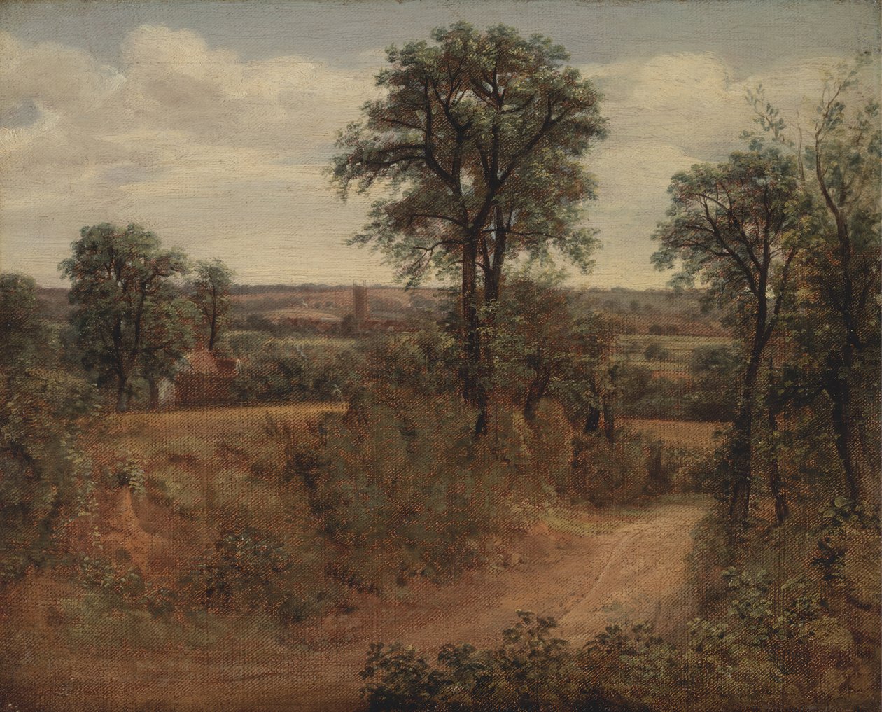 Lane near Dedham by John Constable