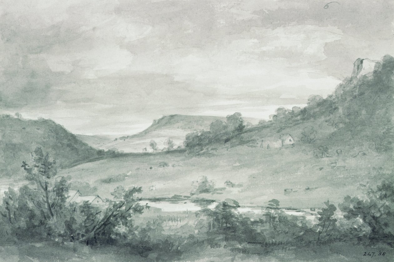 Matlock High Tor by John Constable