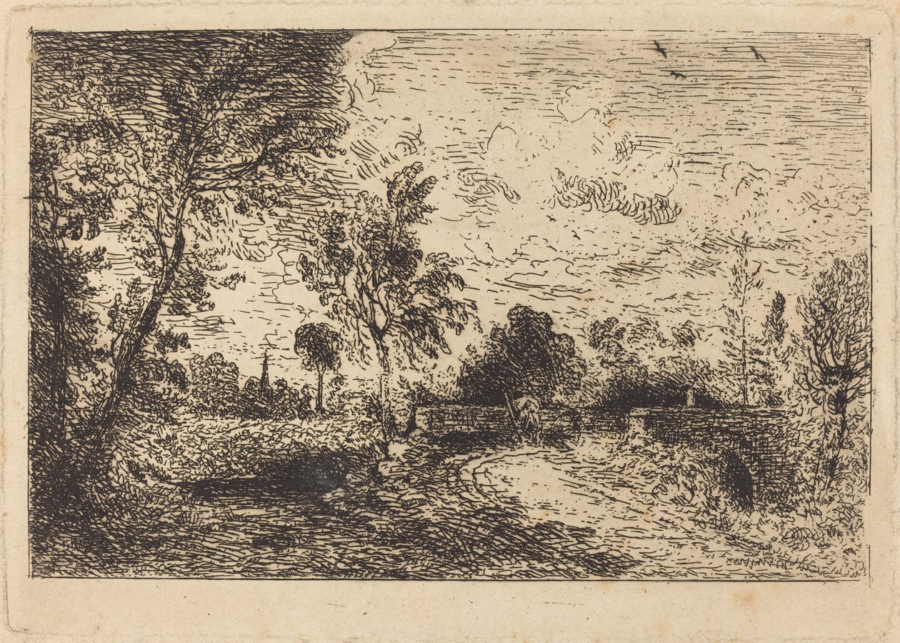 Milford Bridge by John Constable