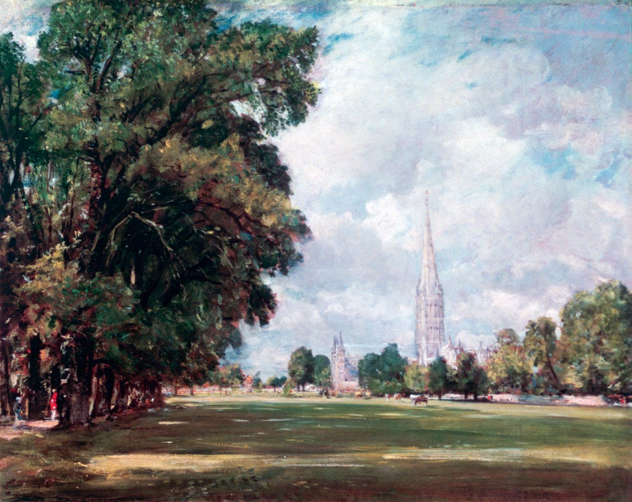 Salisbury Cathedral from Lower Marsh Close by John Constable