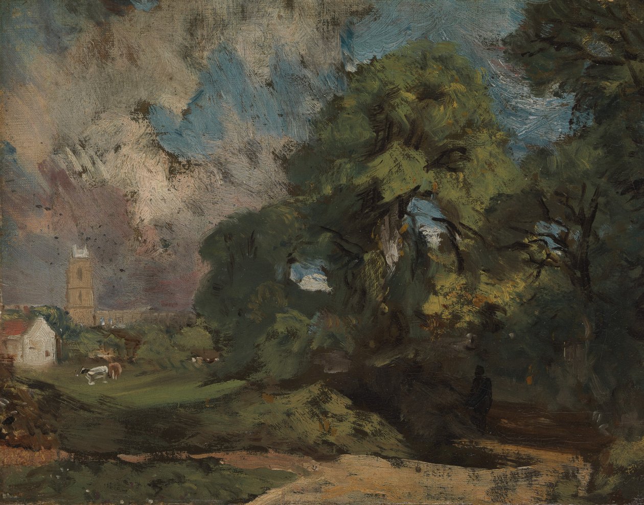 Stoke-by-Nayland by John Constable