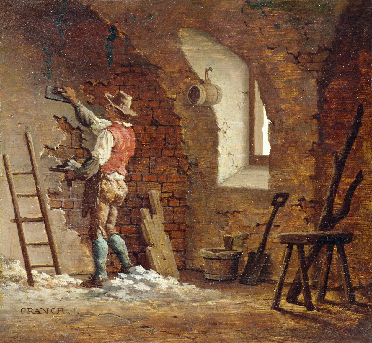 Plasterer (c.1807) by John Cranch