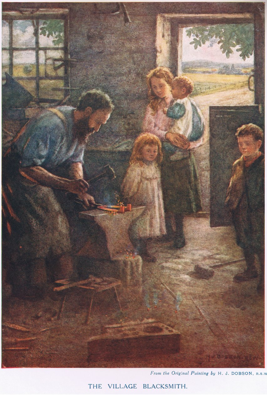 The Village Blacksmith by John Dobson