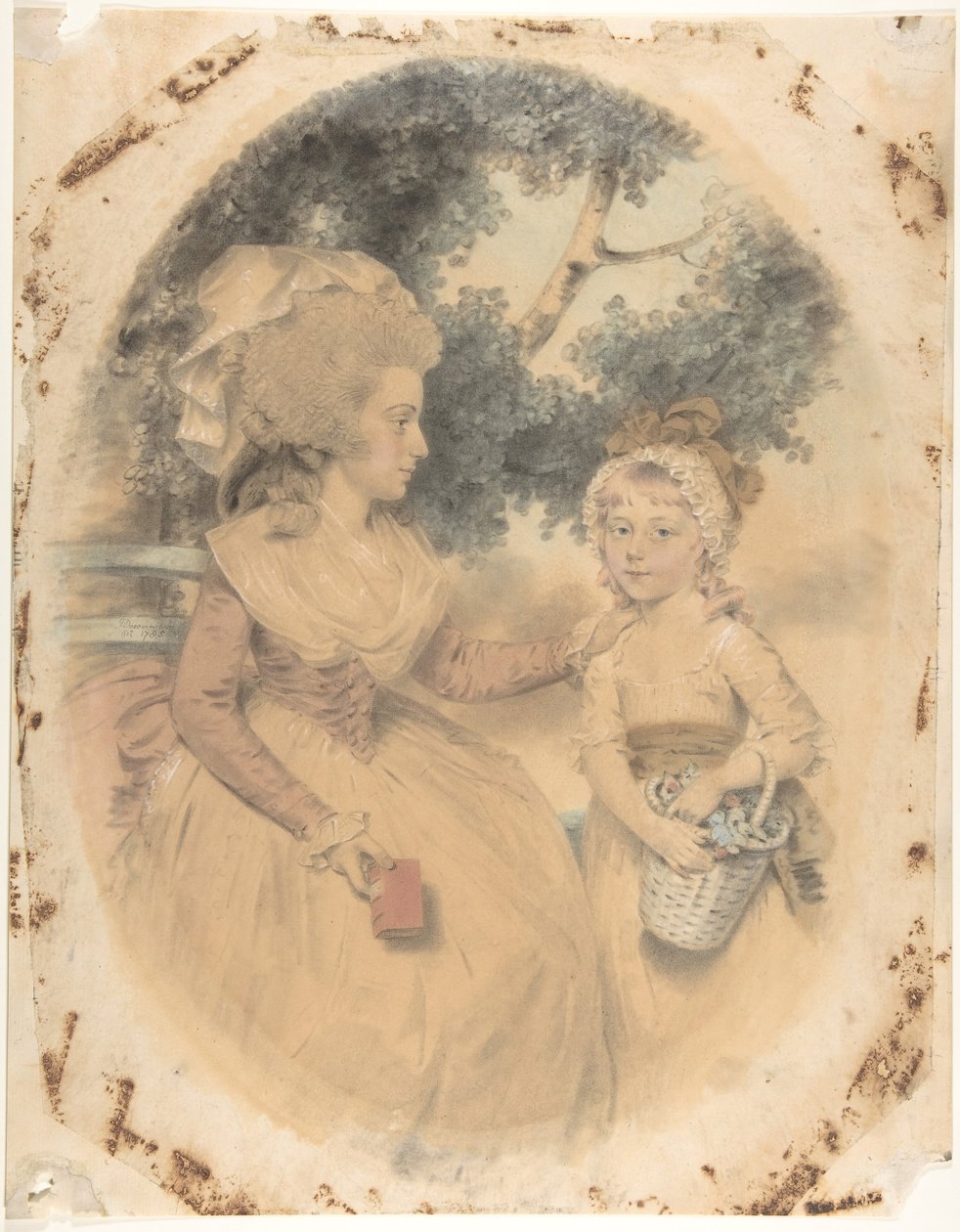 Mrs. Morgan and Her Child by John Downman
