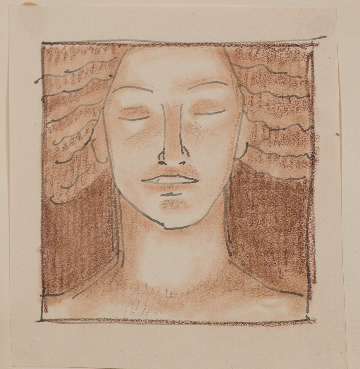 Untitled [Male face] by John Duncan