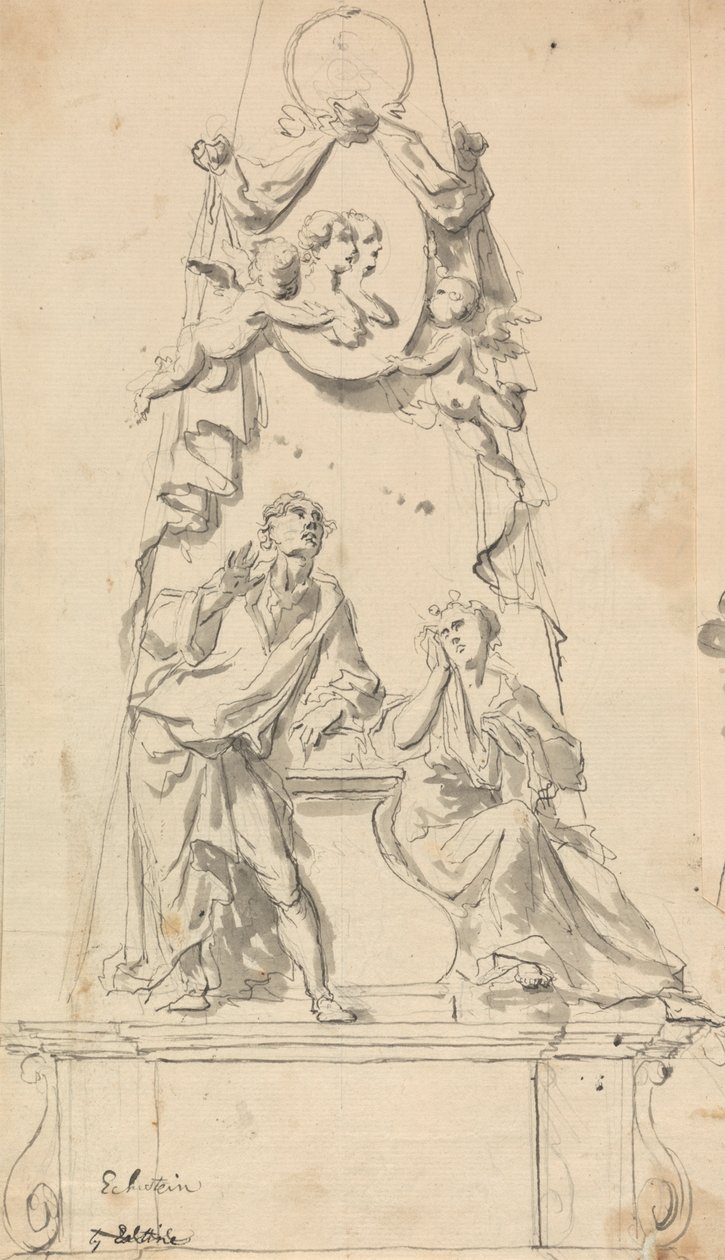 Design for Funerary Monument by John Eckstein