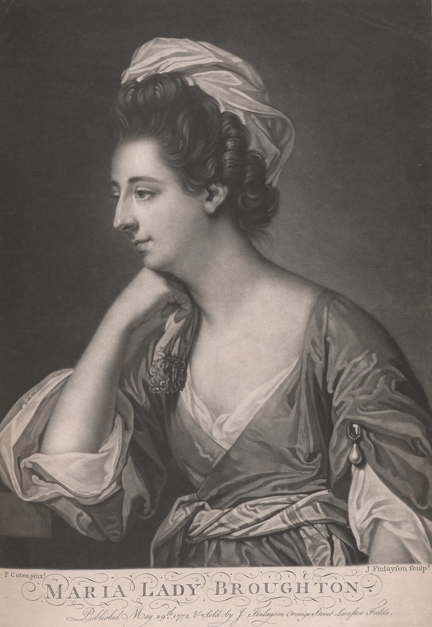 Maria, Lady Bronghton (d. 1785) by John Finlayson