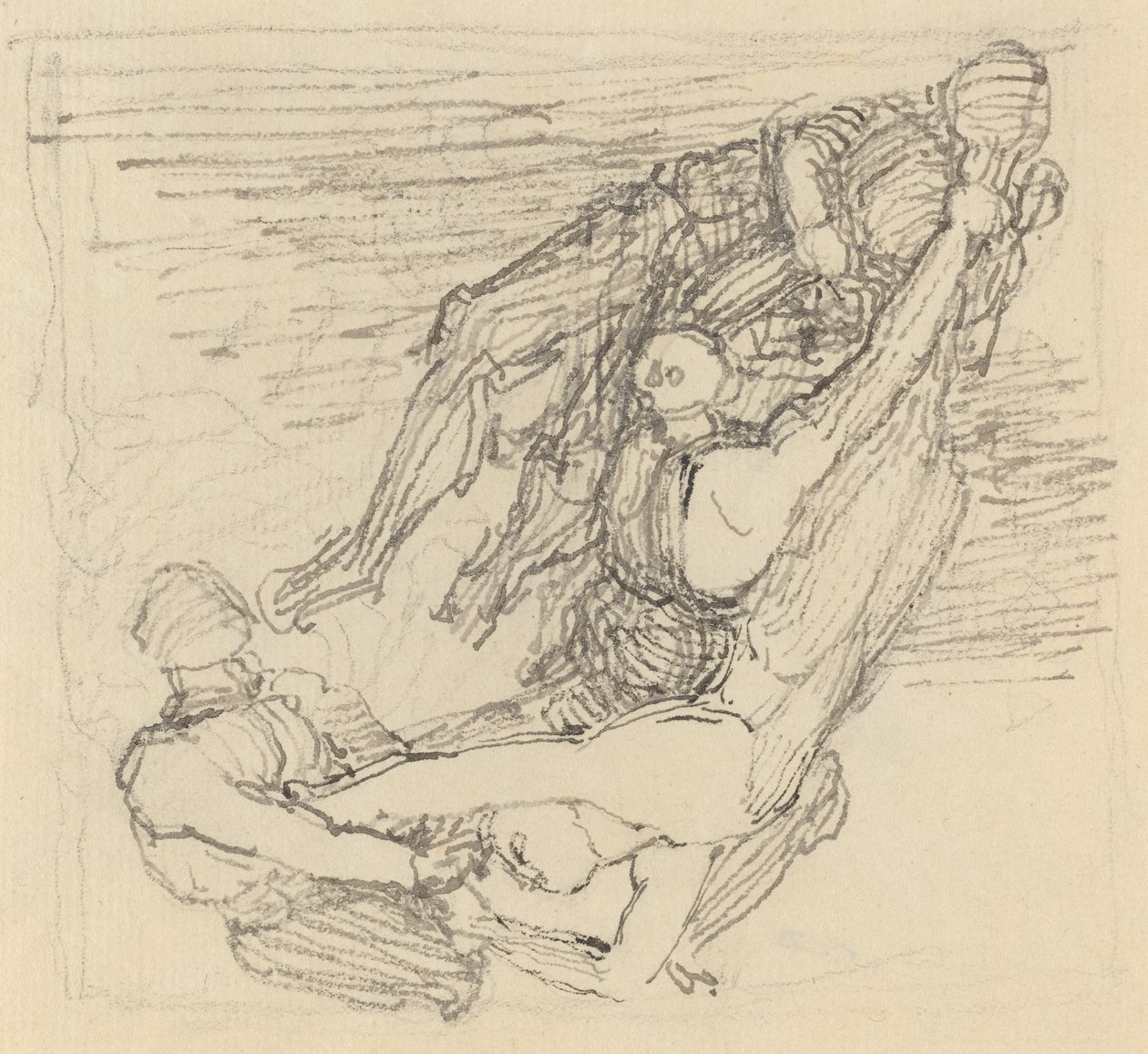 Figure Being Transported through the Air by John Flaxman