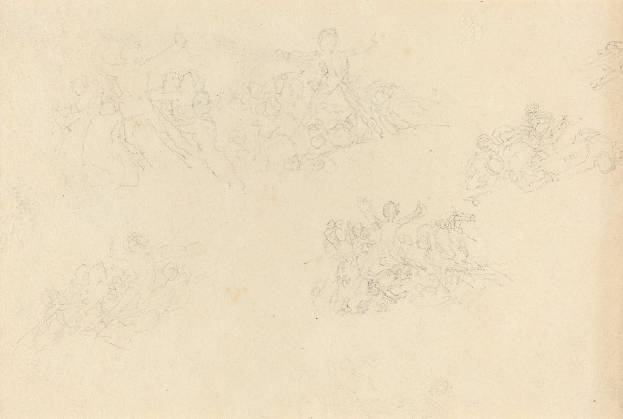 Sheet of Studies by John Flaxman