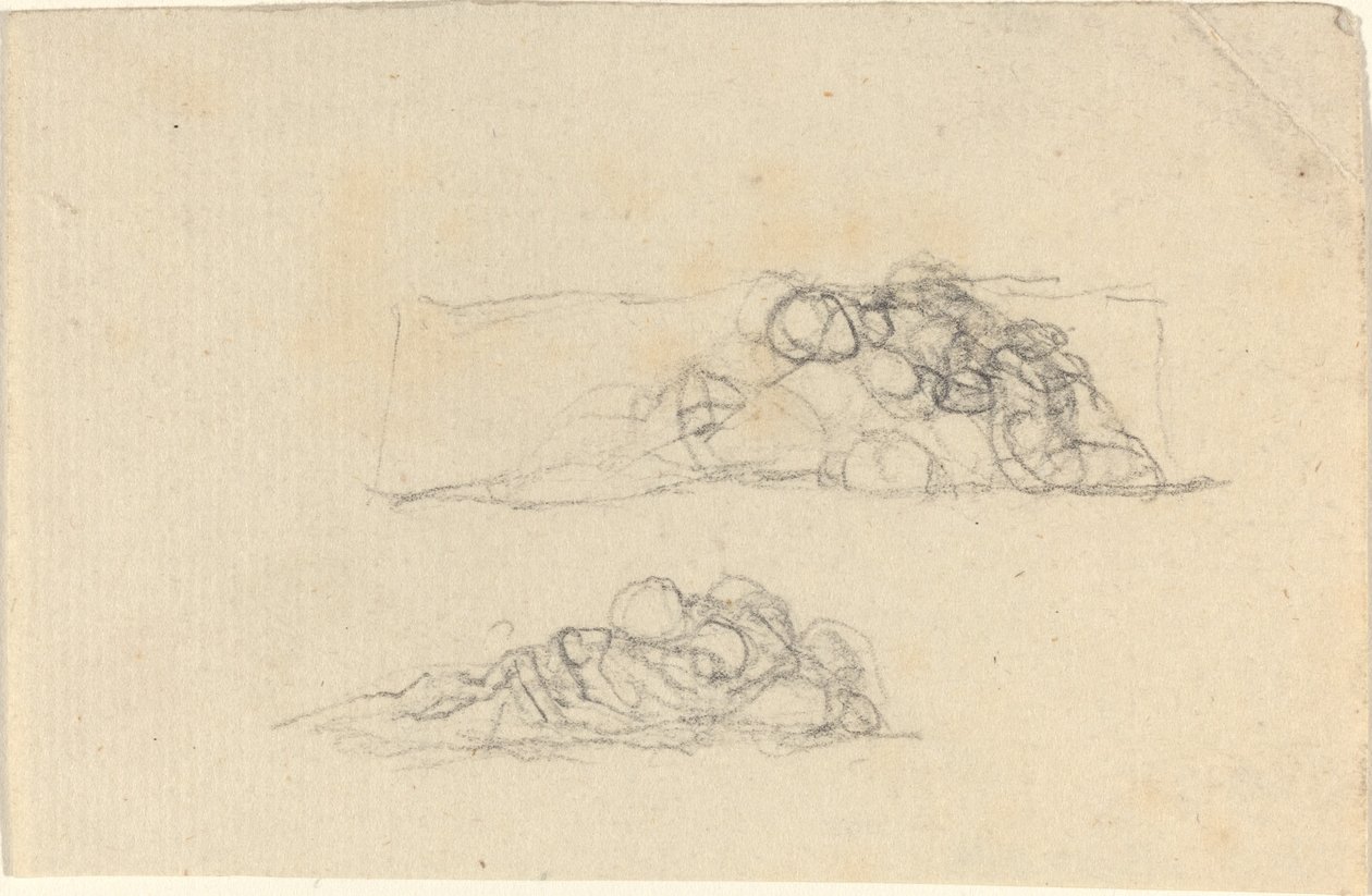 Two Groups of Huddled Figures by John Flaxman