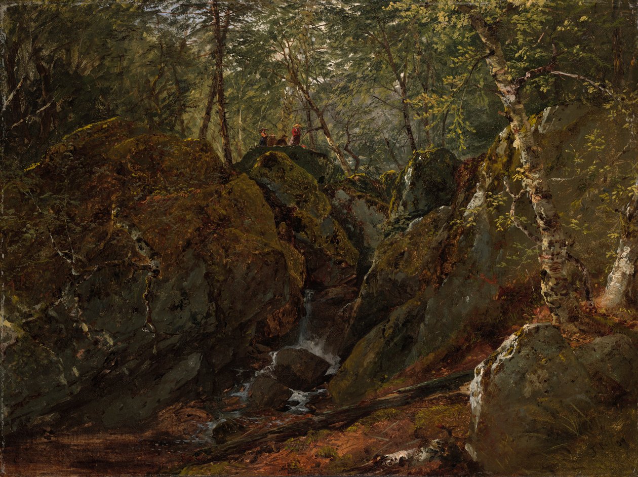 Catskill Waterfall by John Frederick Kensett