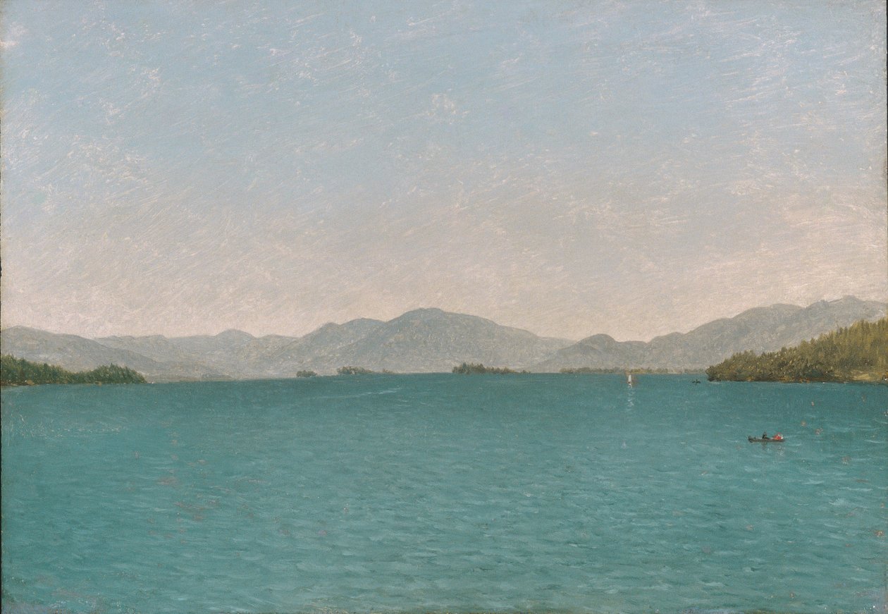 Lake George, Free Study, 1872 by John Frederick Kensett