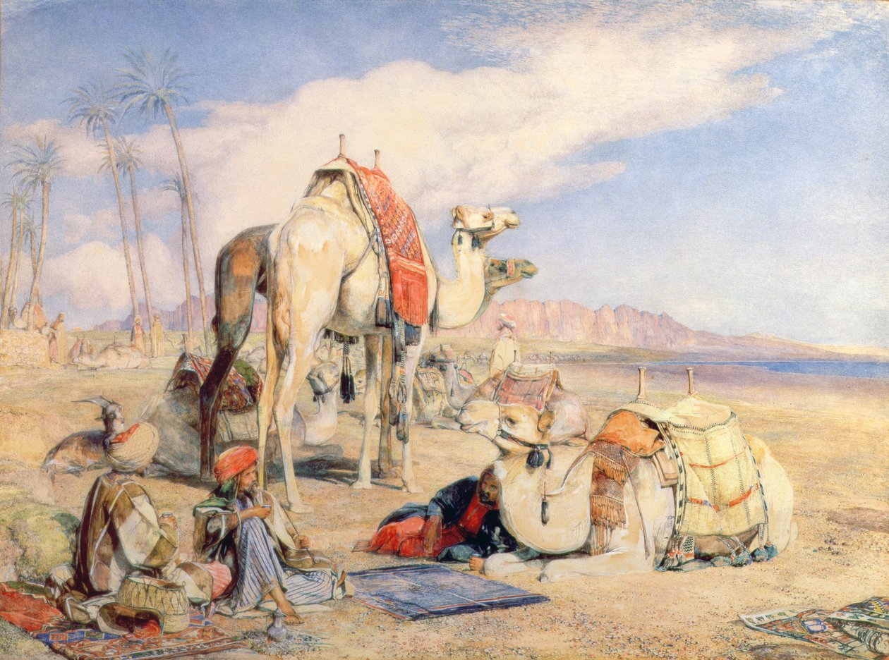 A Halt in the Desert by John Frederick Lewis