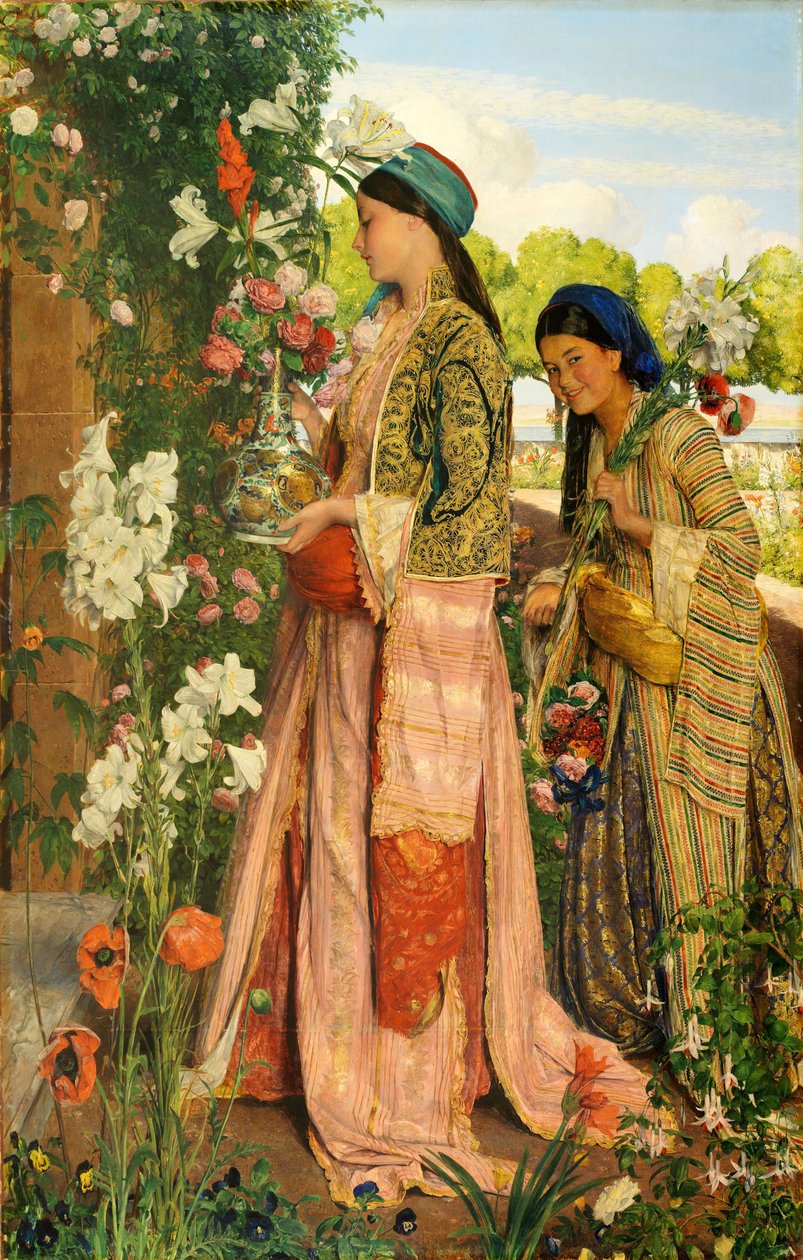Lilium Auratum by John Frederick Lewis