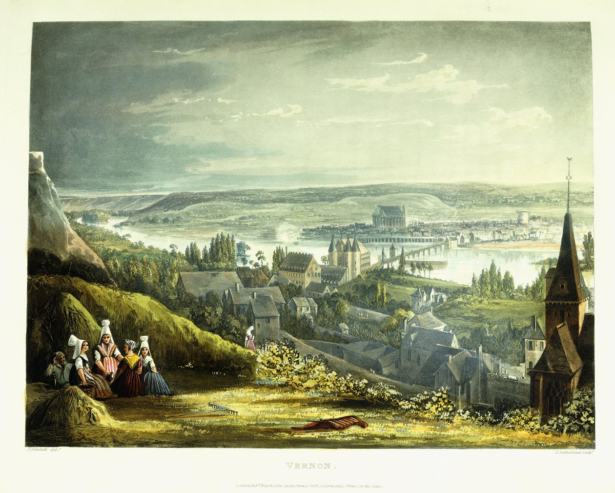 A View of Vernon, 1821 by John Gendall