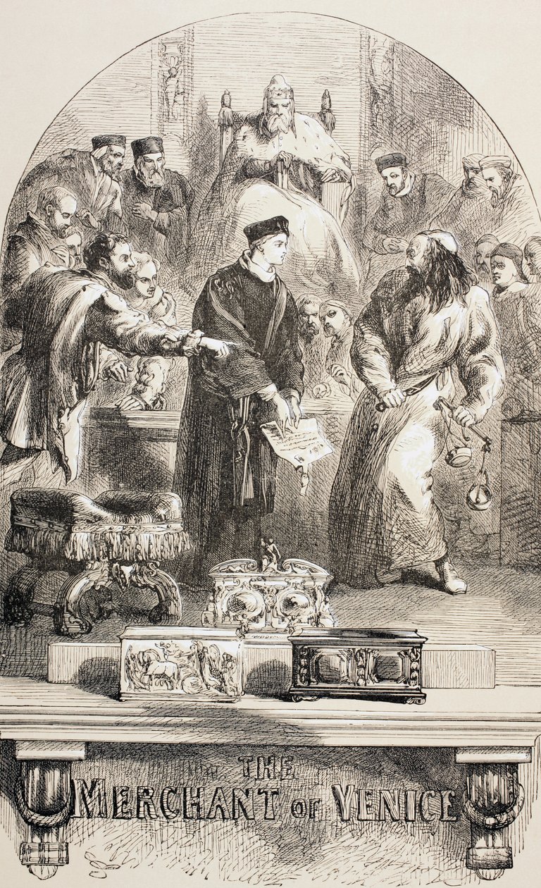 The Merchant of Venice by John Gilbert