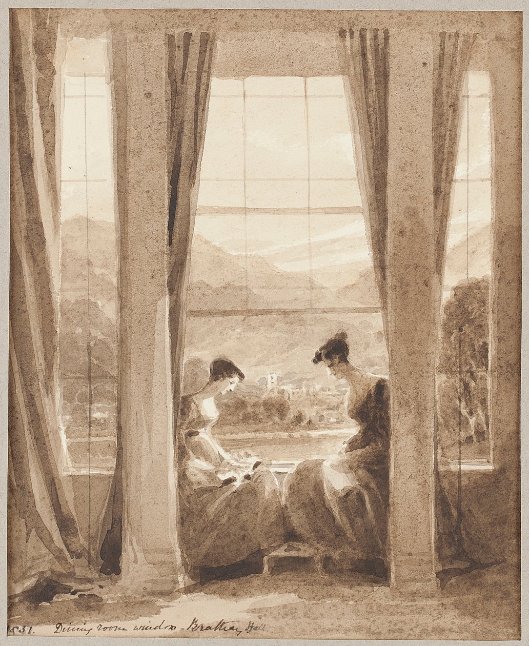 Drawing Room Windows, Brathay Hall by John Harden