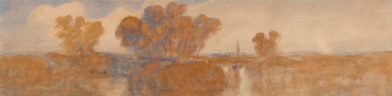 A Distant View of Norwich by John Joseph Cotman