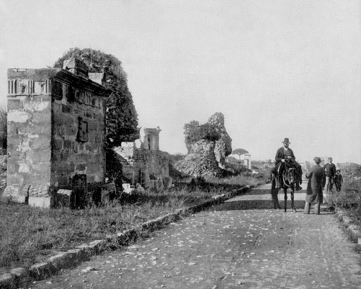 Appian Way in Rome by John Lawson Stoddard