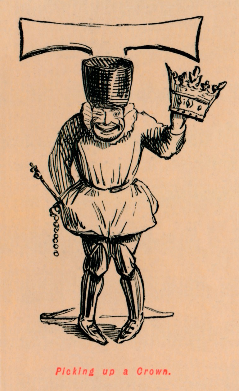 Picking up a Crown by John Leech