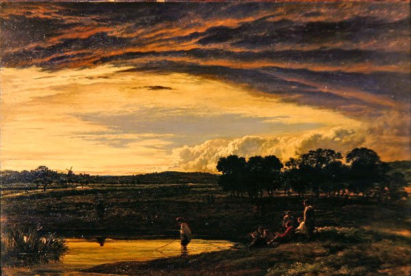 Evening, Storm Clearing Off by John Linnell