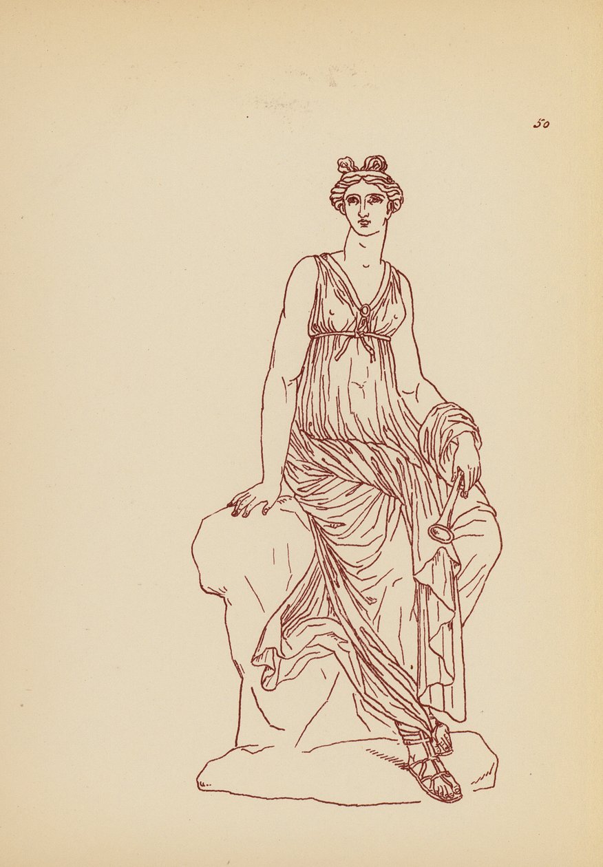 Ancient Greek Female Costume by John Moyr Smith