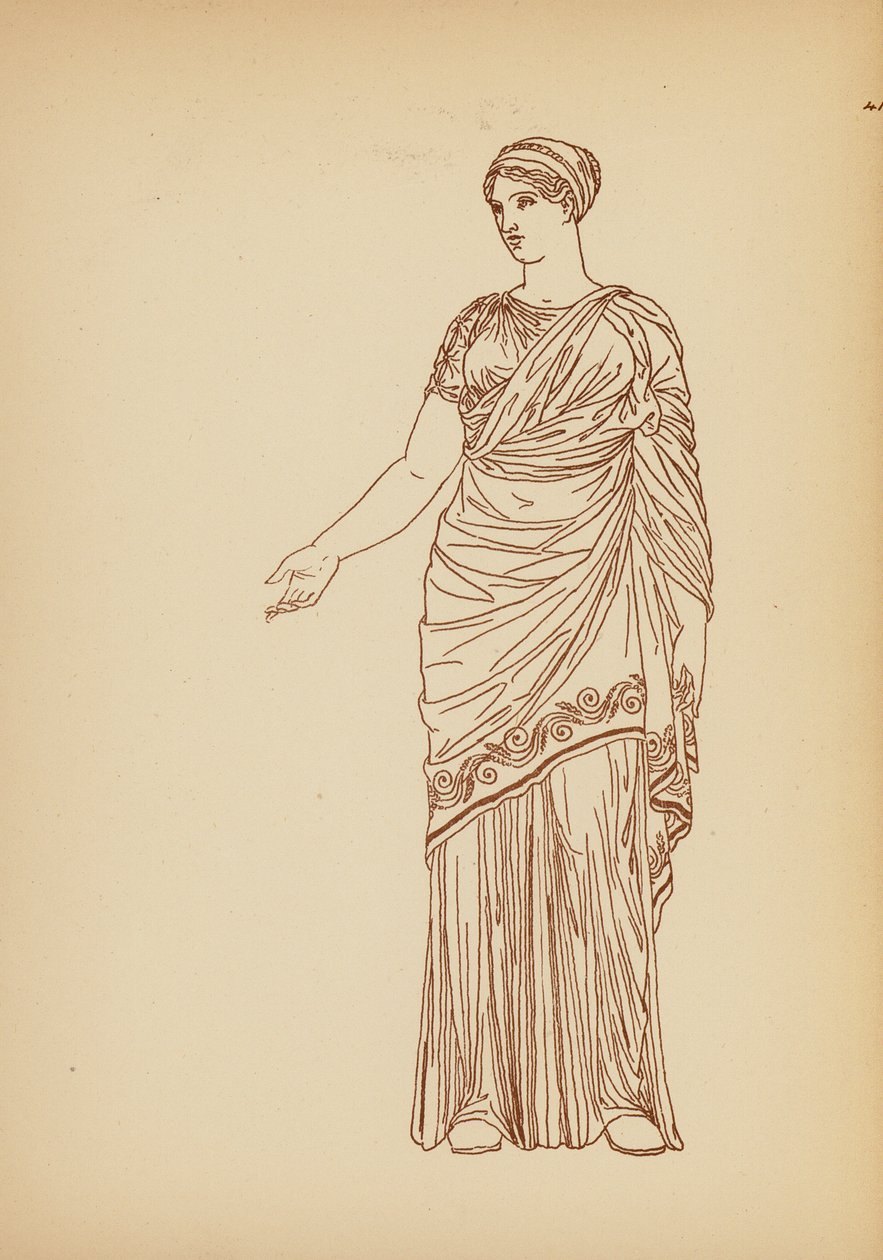 Ancient Greek Female Costume by John Moyr Smith