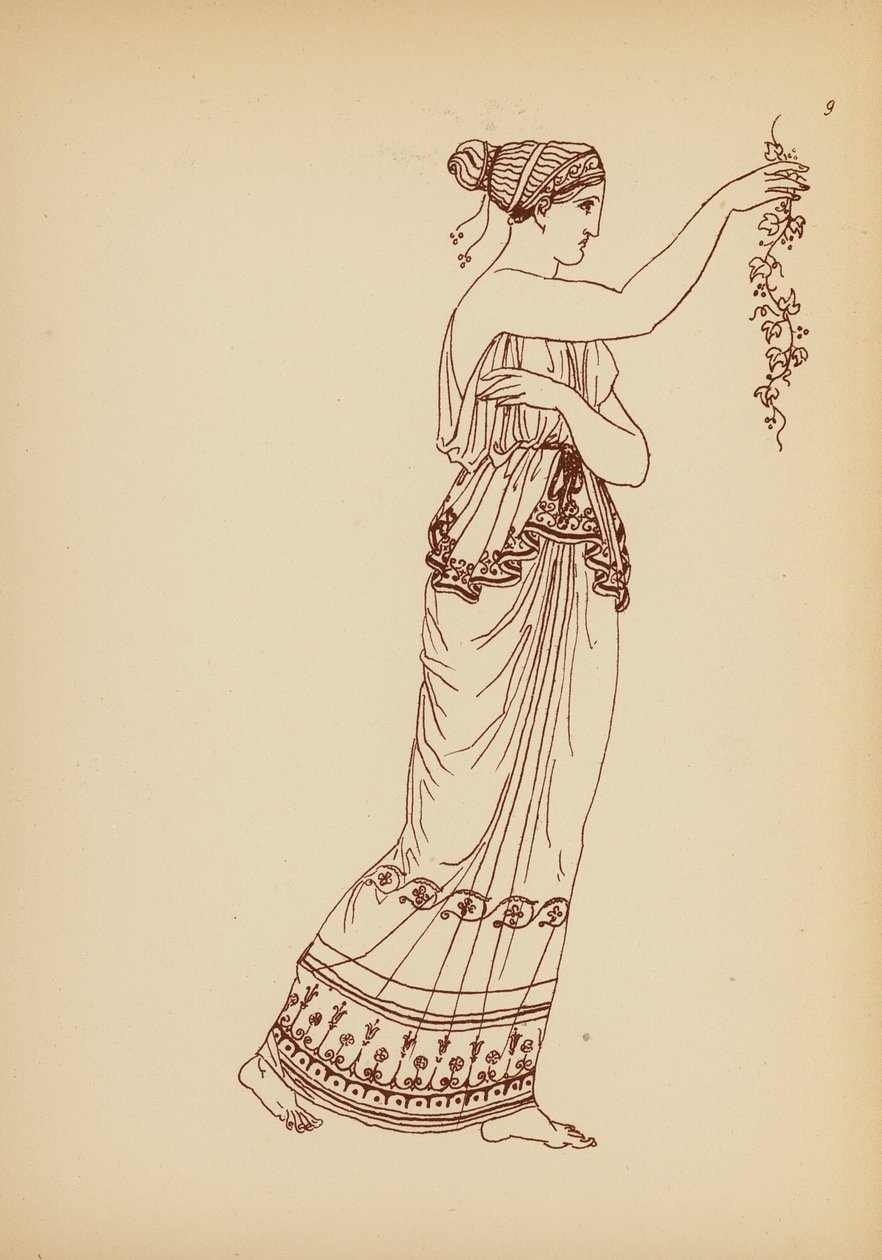 Ancient Greek Female Costume by John Moyr Smith